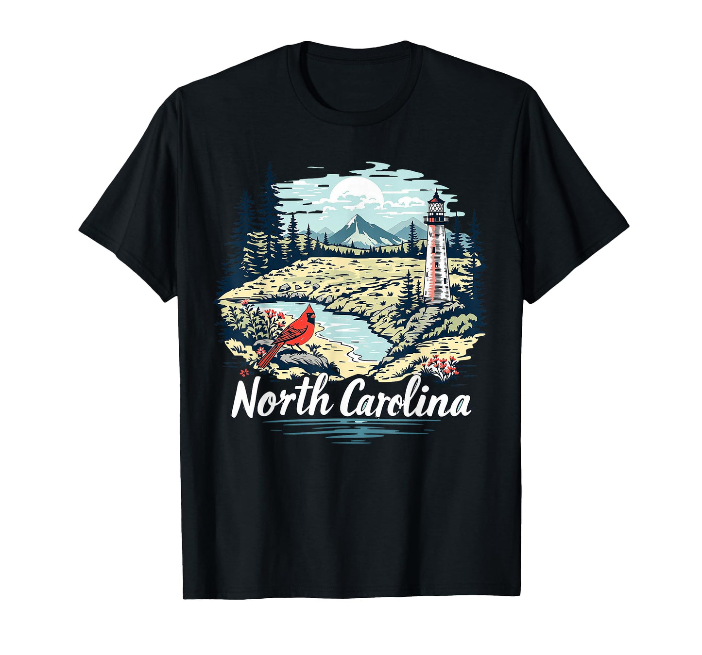 North Carolina Vintage State NC North Carolina Nature T-Shirt