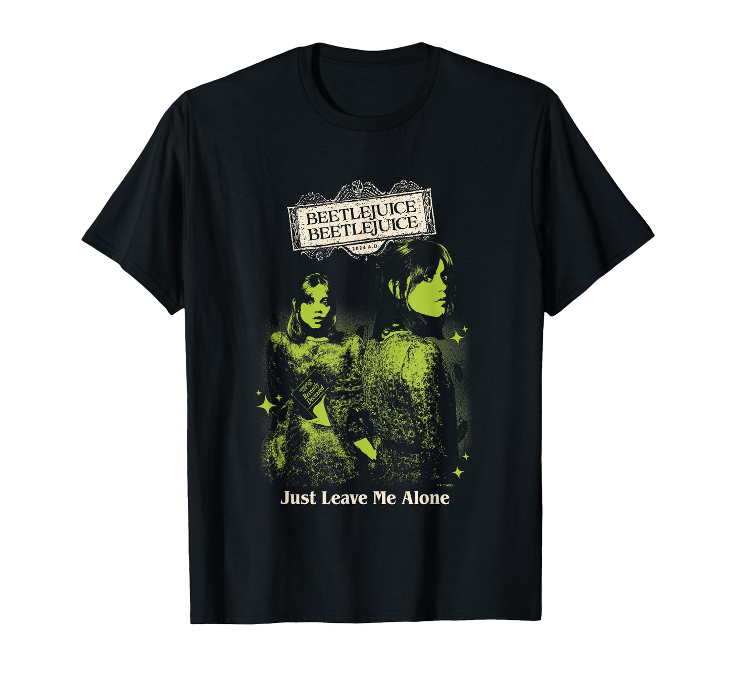 Beetlejuice Beetlejuice Just Leave Me Alone Astrid Vintage T-Shirt