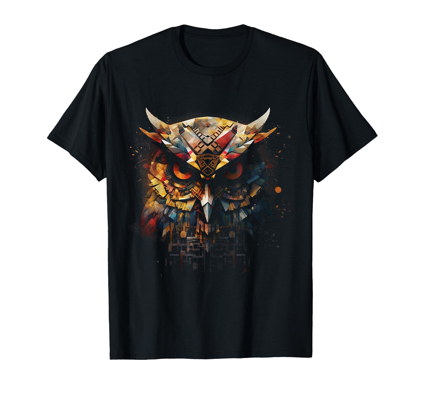 Owl artwork animal lovers - bird art animal owl T-Shirt