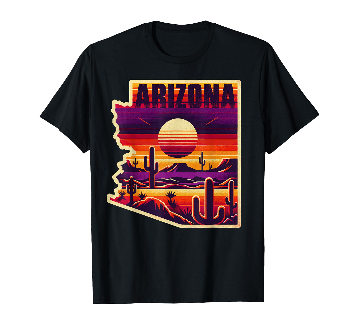 Arizona tshirt Love State Of Arizona Cactus Nature Outdoors T-Shirt