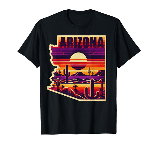 Arizona tshirt Love State Of Arizona Cactus Nature Outdoors T-Shirt
