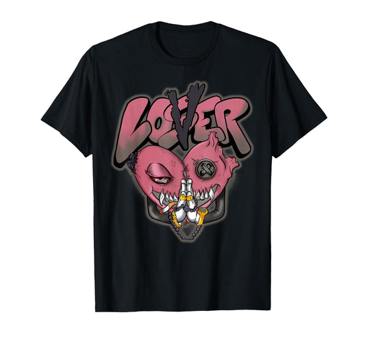 Graphic Loser Love Drip Pink Heart Matching Pink Apparel T-Shirt