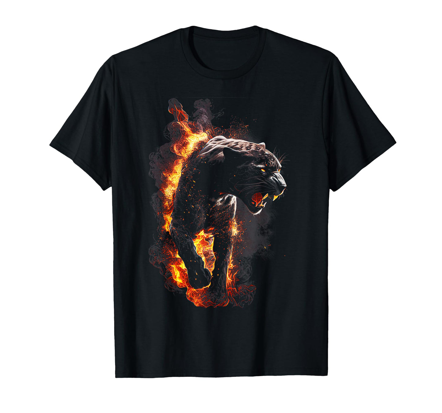 Panther Lover animal Big Cat Panther Animal black T-Shirt