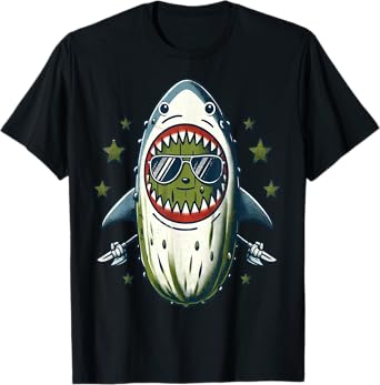 Cool Pickle Shark T-Shirt