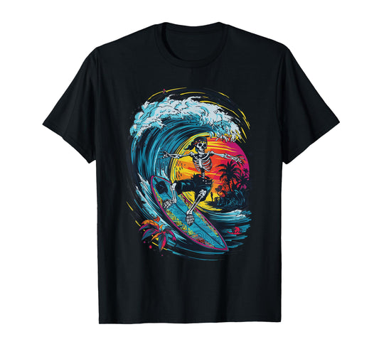 Skeleton Surfing T-Shirt