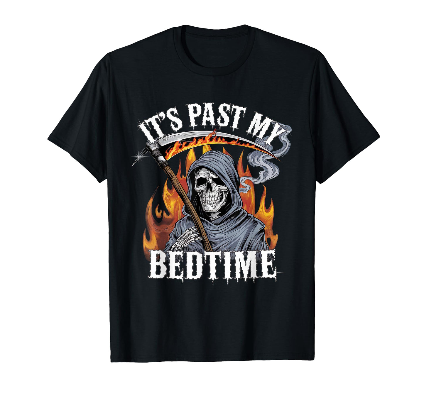 Funny Tshirt Men Humor Skeleton Meme Sarcastic Ironic Tired T-Shirt