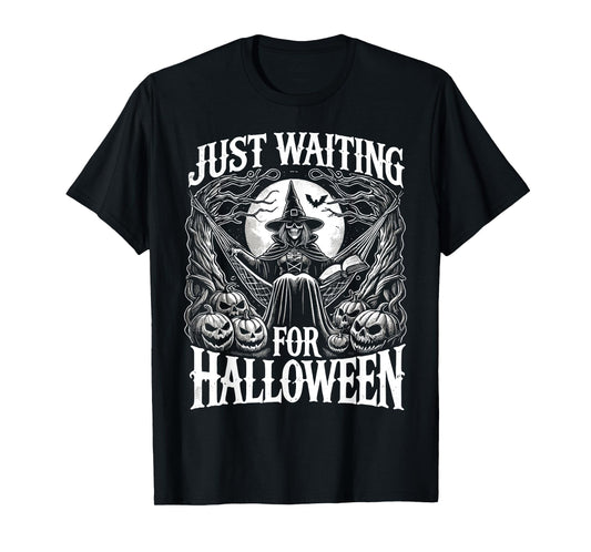 Summerween Halloween Summer Just Waiting For Halloween T-Shirt