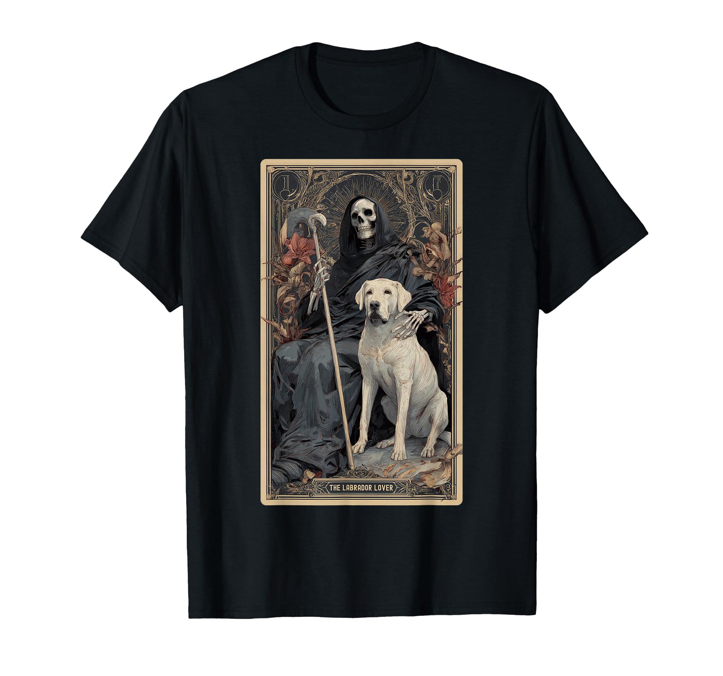 The Labrador Lovers Tarot Card Easy Last Minute Halloween T-Shirt