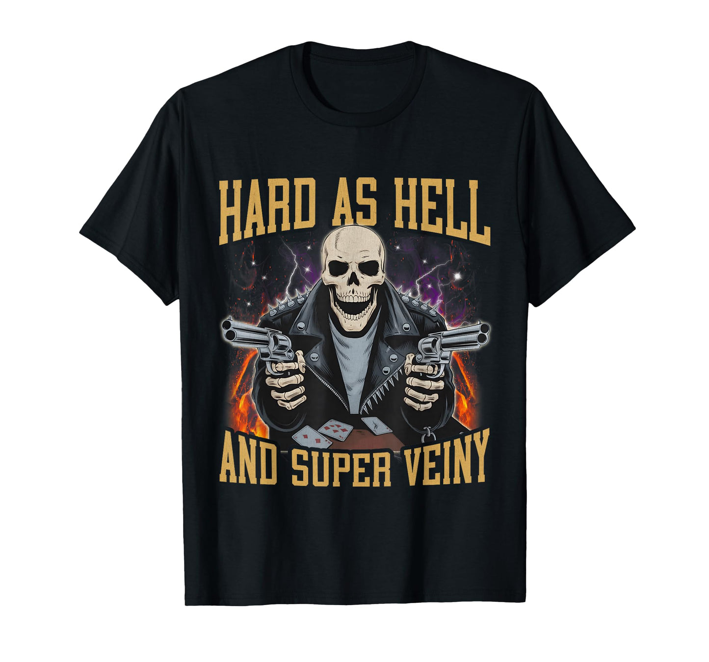 Hard As Hell and Super Veiny Funny Hard Dank Meme Bootleg T-Shirt