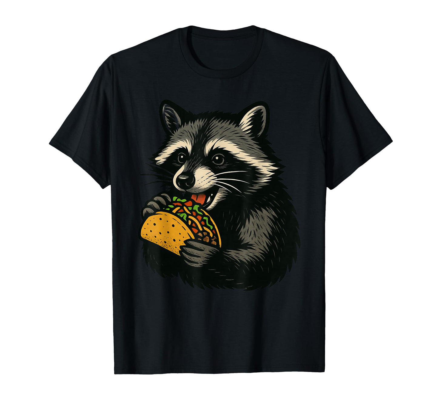 Raccoon Eating Taco T-Shirt