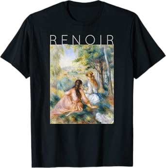Auguste Renoir - In the Meadow - Spring T-Shirt