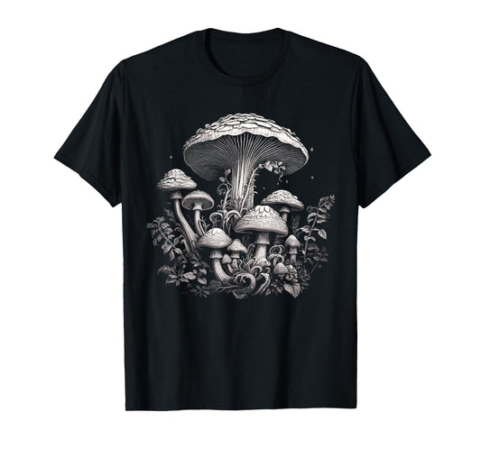 Cottagecore Nature Forest Garden Lover Mushroom T-Shirt