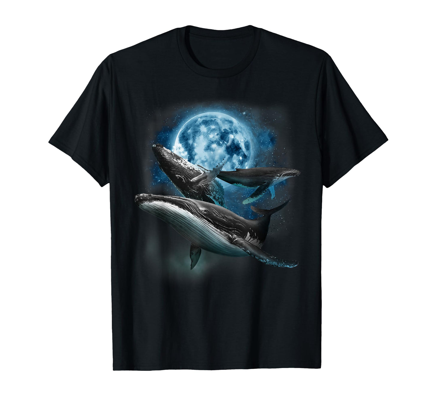 Humpback Whale Shirt - Howling at the Moon Humpback Whale T-Shirt