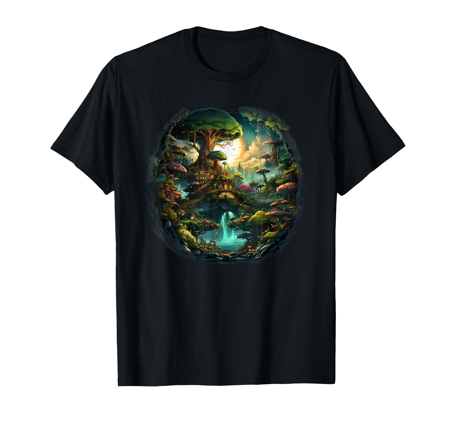 Enchanted Forest of Geek and Nature T-Shirt