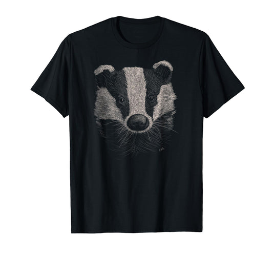 Badger Lover Gift Animals Wildlife Wild Badger T-Shirt