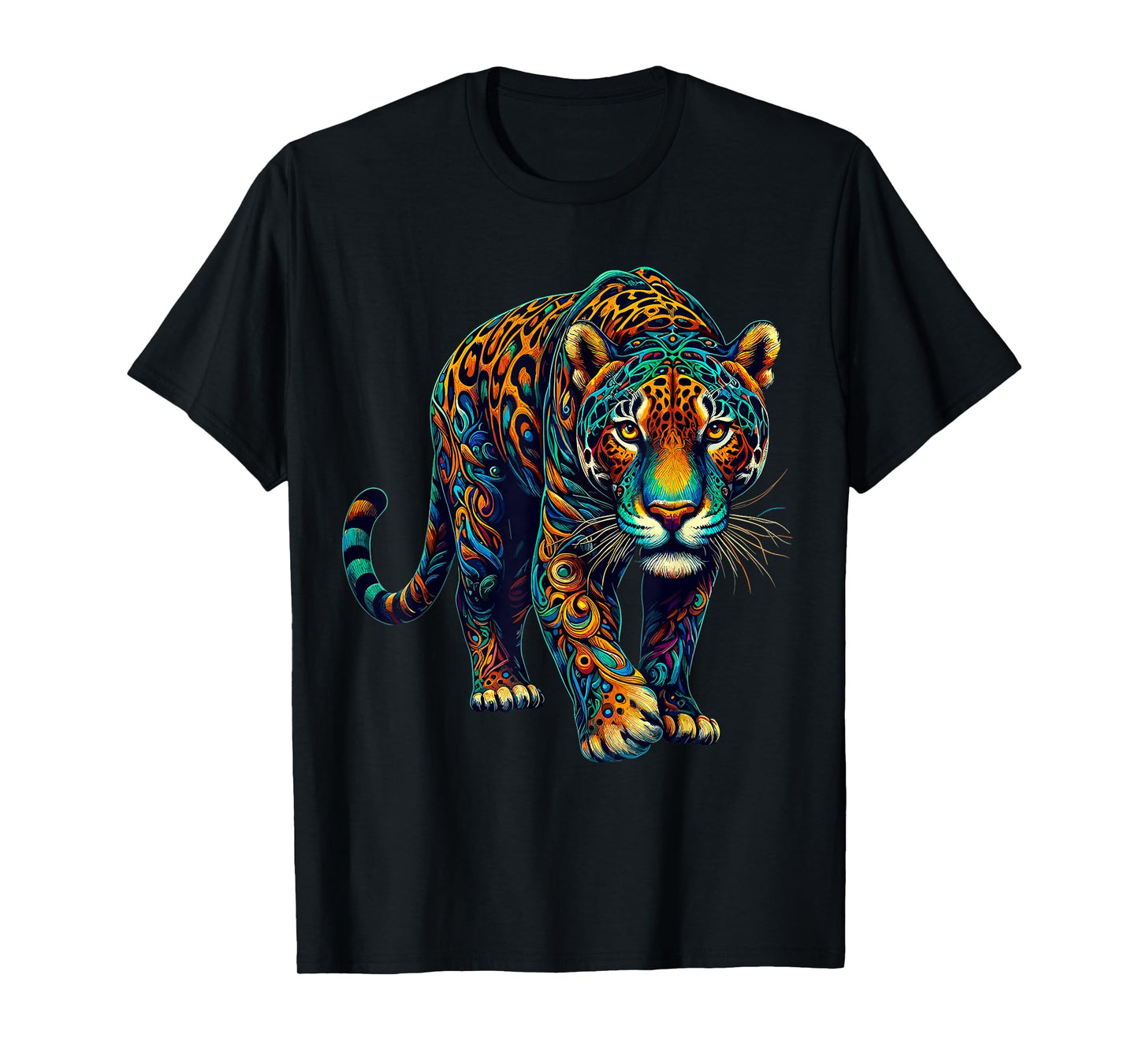 Colorful Jaguars Animal Zoo T-Shirt