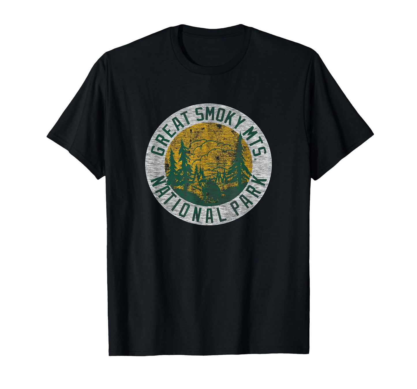 Great Smoky Mountains National Park Vintage Pine Trees T-Shirt