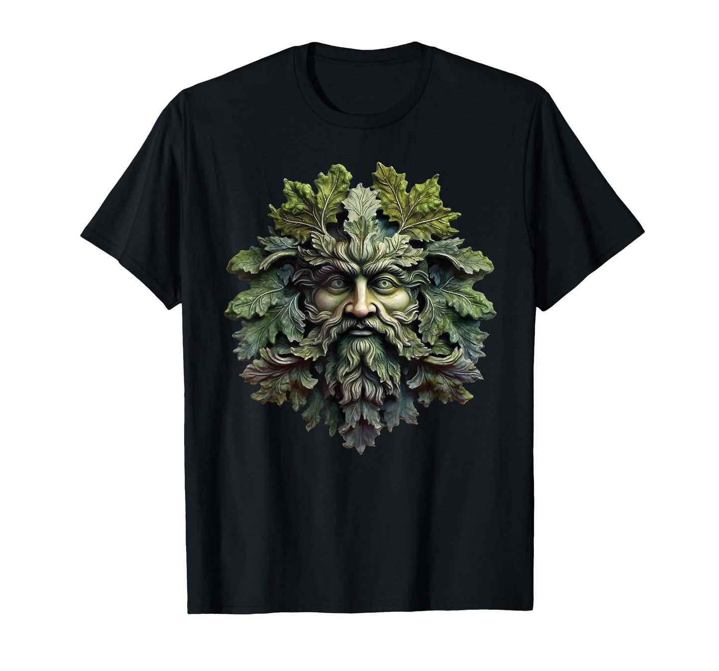 Green Man Botanical Greenman For Men Women Kids Gardening T-Shirt