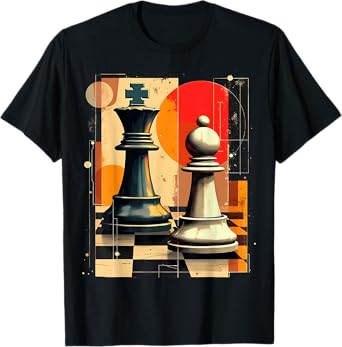 Abstract Chess Artistic T-Shirt