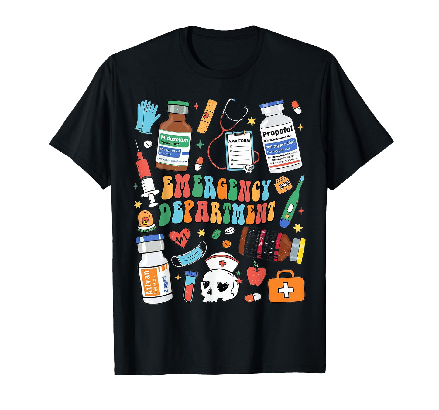 Vintage Emergency Department Emergency Room Nursing Nurse T-Shirt