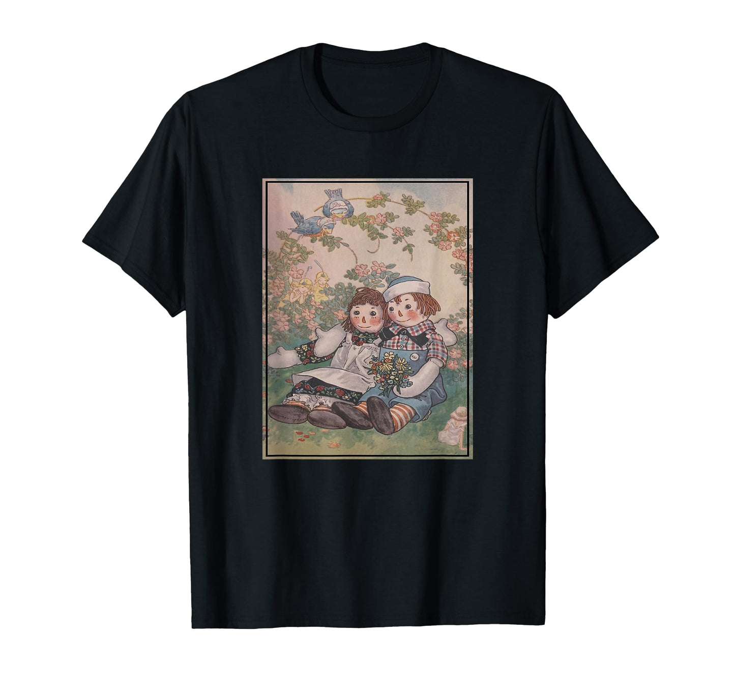 Raggedy Ann & Andy in The Flower Garden T-Shirt