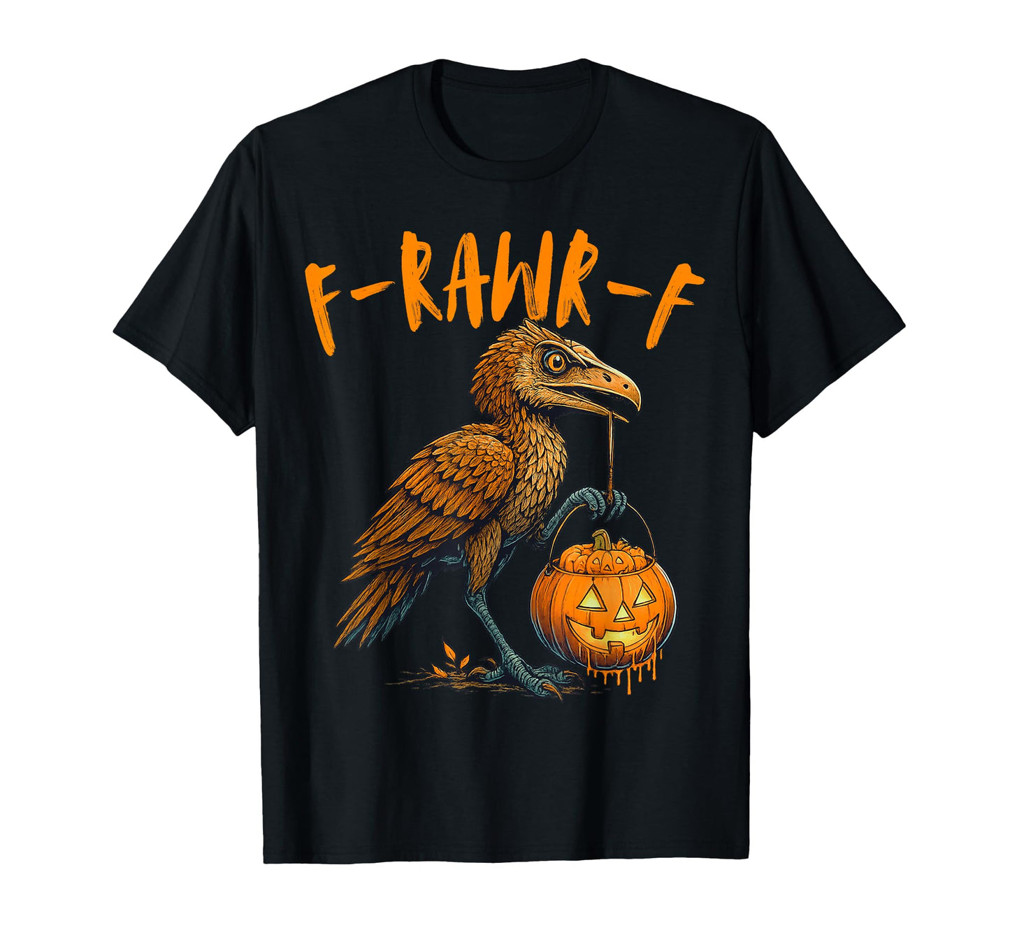 FCAWF Funny Rawr Bird Dinosaur Archaeopteryx Halloween Meme T-Shirt