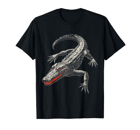 Crocodile Animal Graphic Artwork Crocodile T-Shirt