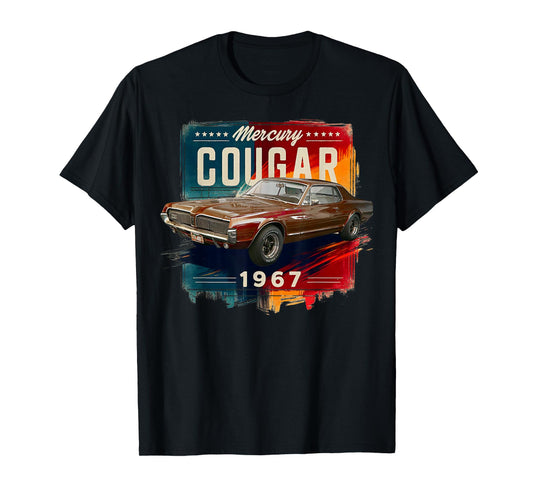 1967 Mercury classic Cougar Vinatge cars T-Shirt