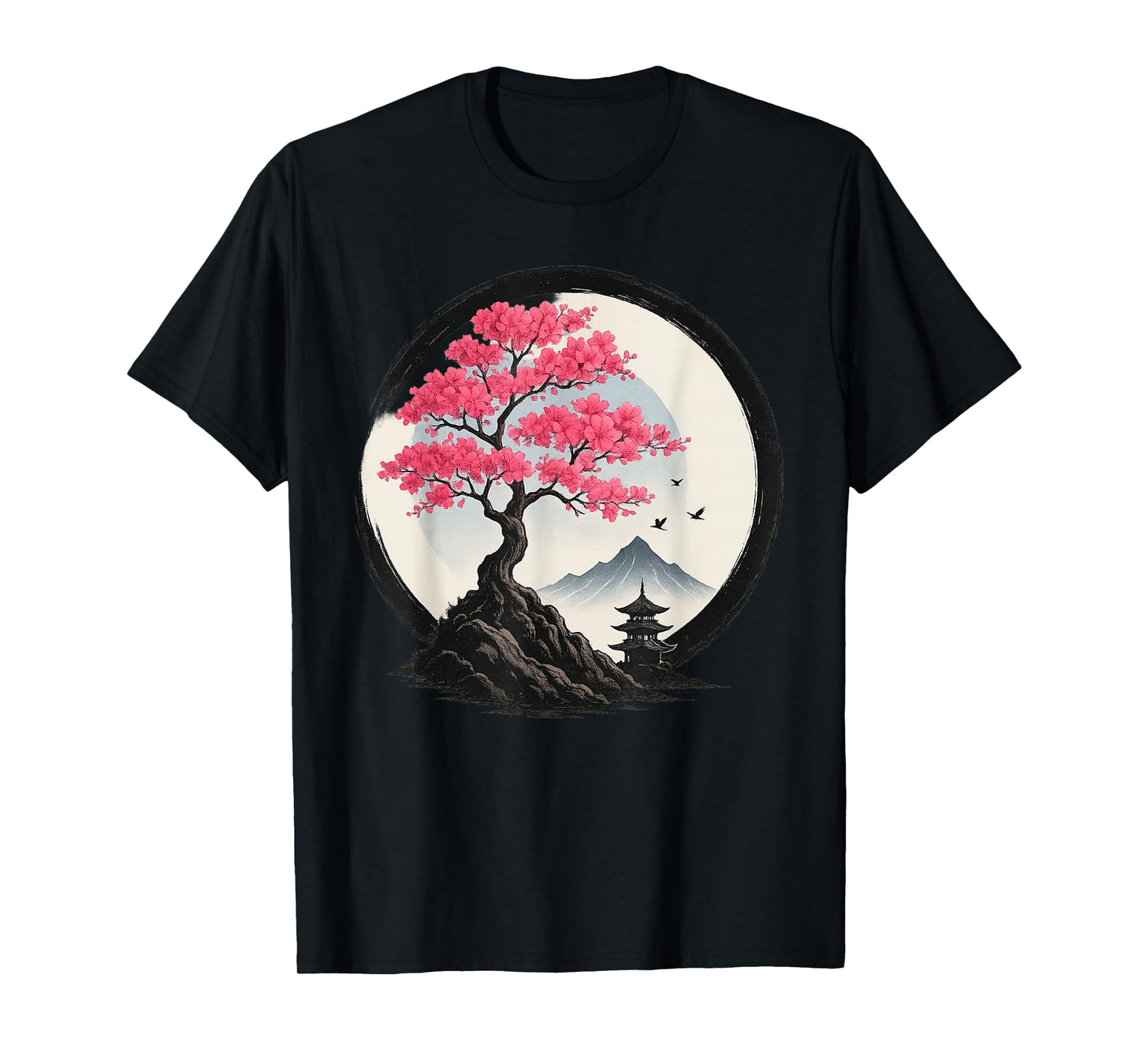 Japanese Sakura Cherry Blossom Tree Aesthetic T-Shirt