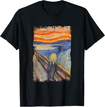The Scream By Edvard Artist Munch Famous Painting T-Shirt