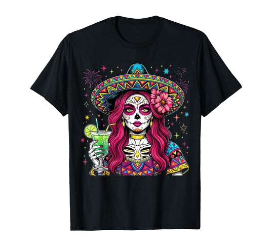 Day of The Dead Funny Mexican Party Dia de Los Muertos T-Shirt