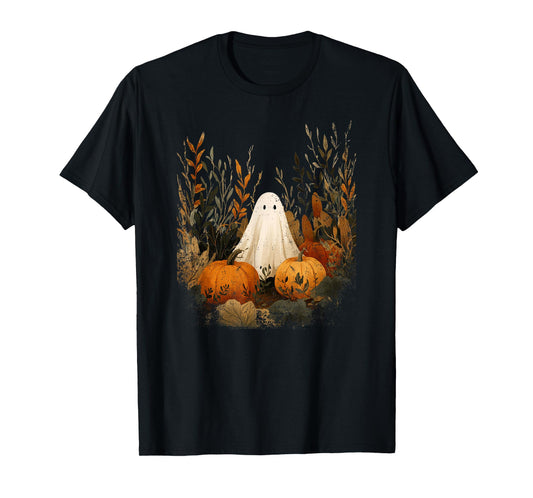 Cottagecore Ghost Halloween - Cute Ghost T-Shirt