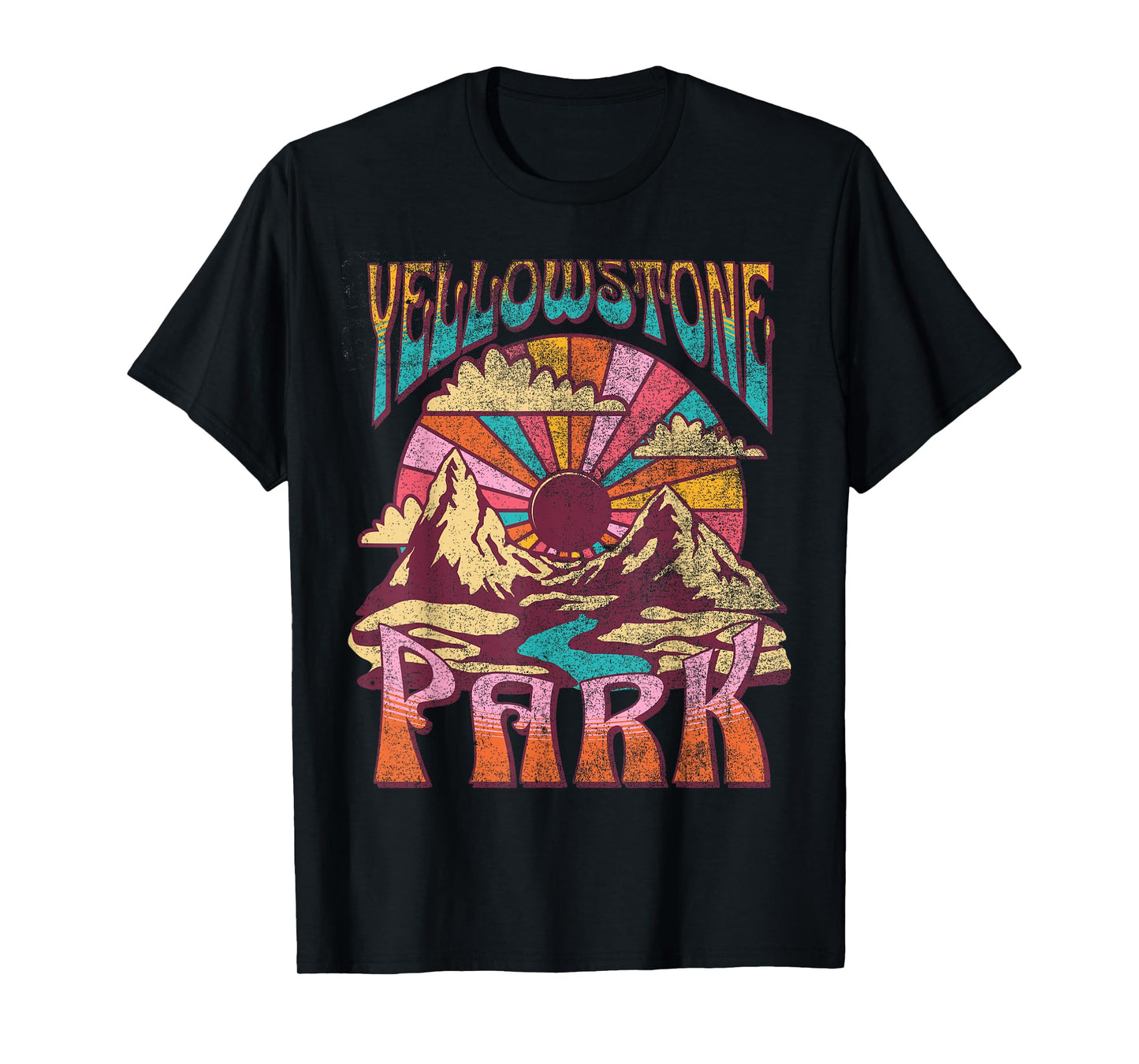 Yellowstone Wyoming Nature Hike Mountain Outdoors T-Shirt