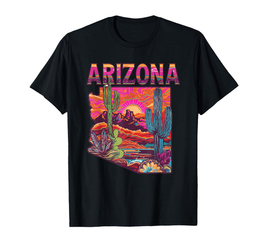 Arizona Flag t-shirt - Arizona Cactus Desert AZ State Pride T-Shirt