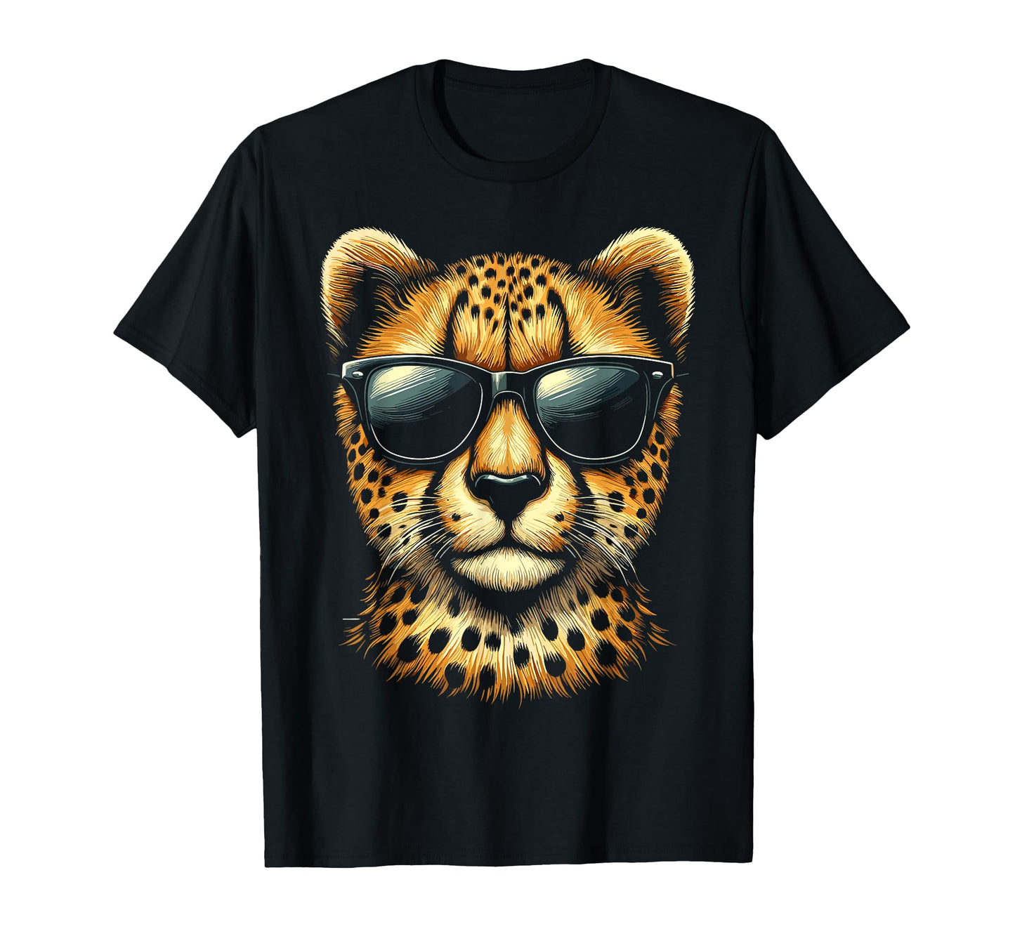 Cheetah with Sunglasses Cheetah Animal T-Shirt