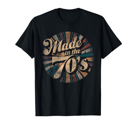 Retro Vintage 70s Party Design Made In The 70's T-Shirt
