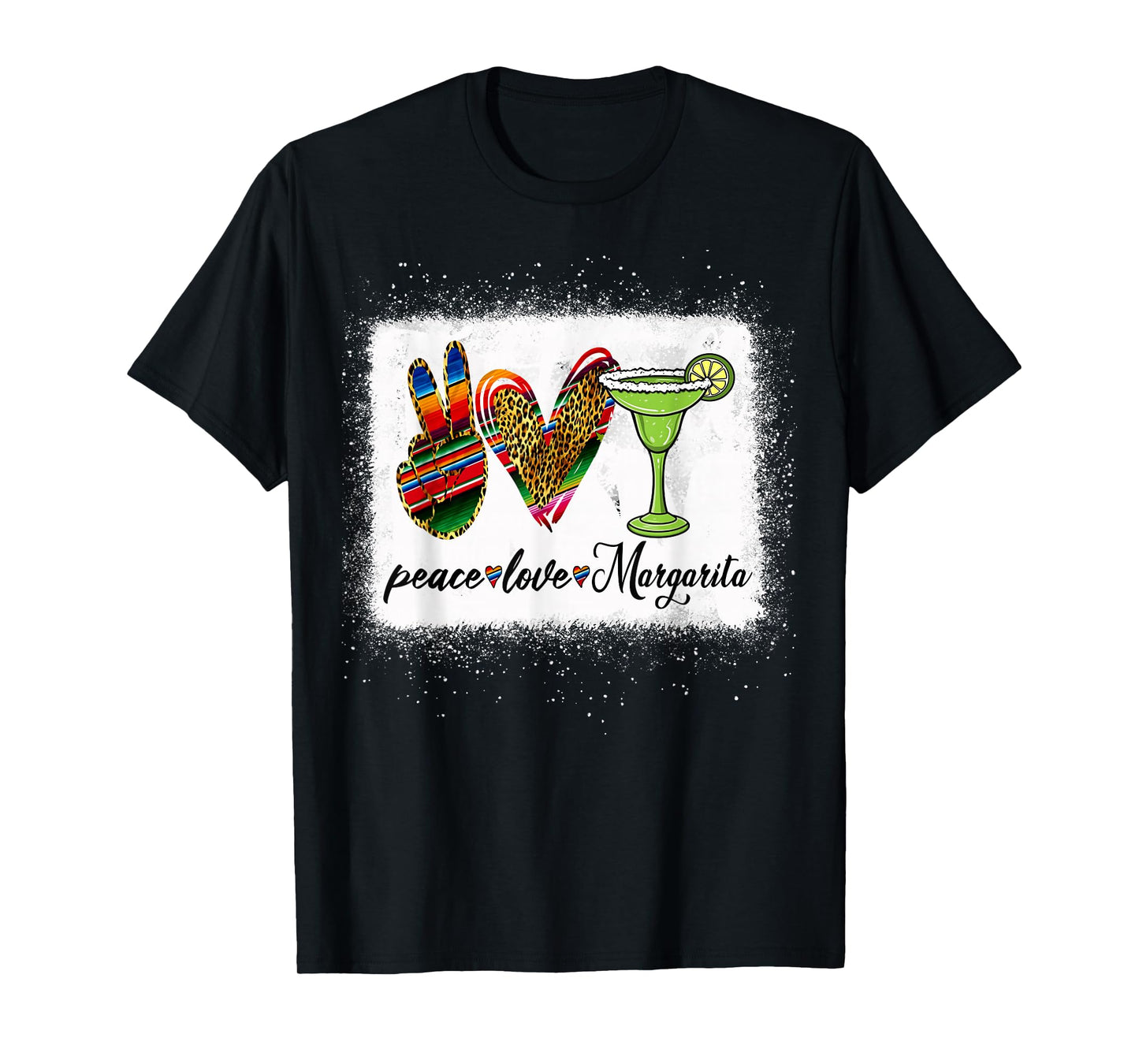 Peace Love Margarita Shirt Feelin' Salty Margarita Drinking T-Shirt