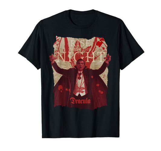 Universal Monsters Dracula Rise With The Night T-Shirt