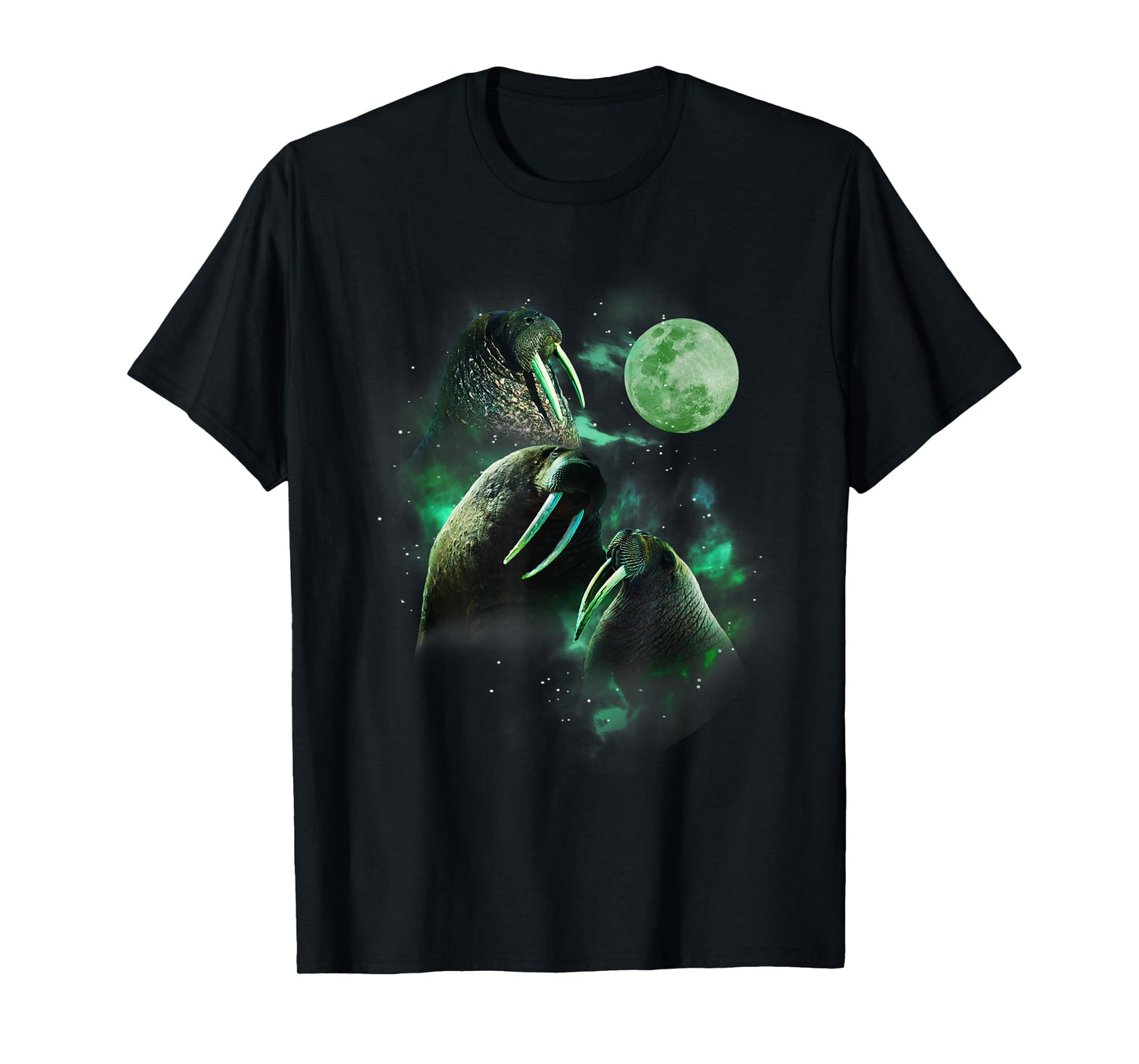 3 Walrus Moon Funny Parody T-Shirt