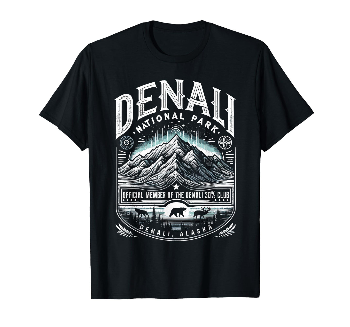 Denali 30% Club Shirt Alaska National Park Souvenir T-Shirt