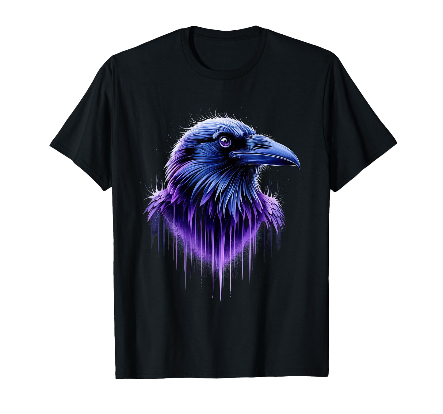Raven Tshirt Men Women Purple Animal School Sport Fan T-Shirt