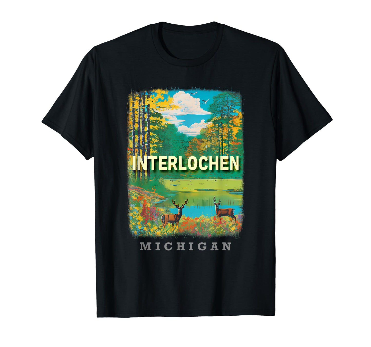 Interlochen Michigan MI Nature's Symphony SD284 T-Shirt