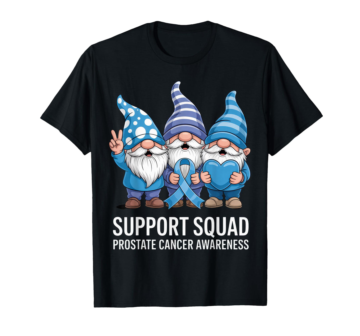Support Squad Prostate Cancer Awareness Awareness Team T-Shirt