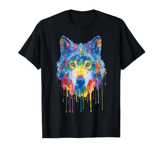 Wolf Wolves Art Graphic T-Shirt