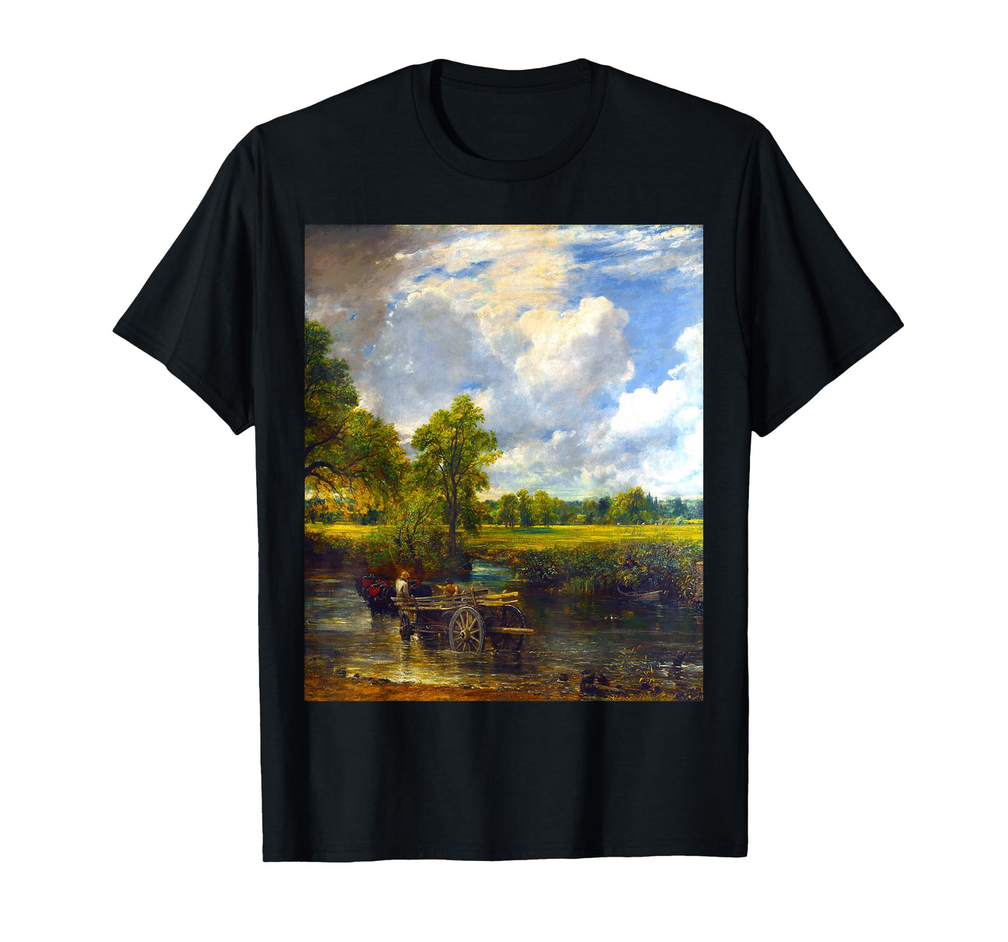 The Hay Wain John Constable Romanticism Landscape Art T-Shirt