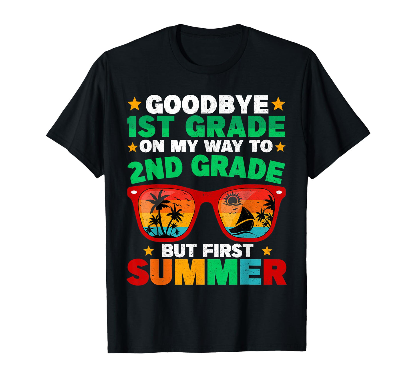 Goodbye 1st Grade First Summer Graduation Last Day Boys T-Shirt