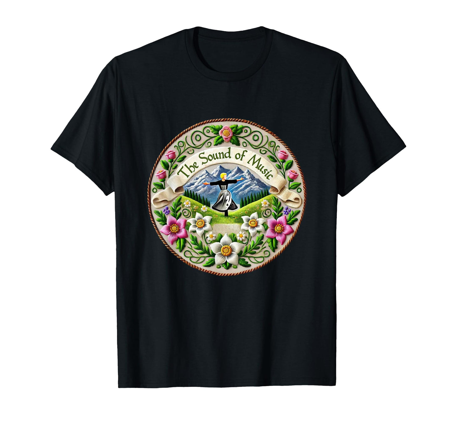 Nature Alps Mountains Singing Theatre Sound Of Music Musical T-Shirt