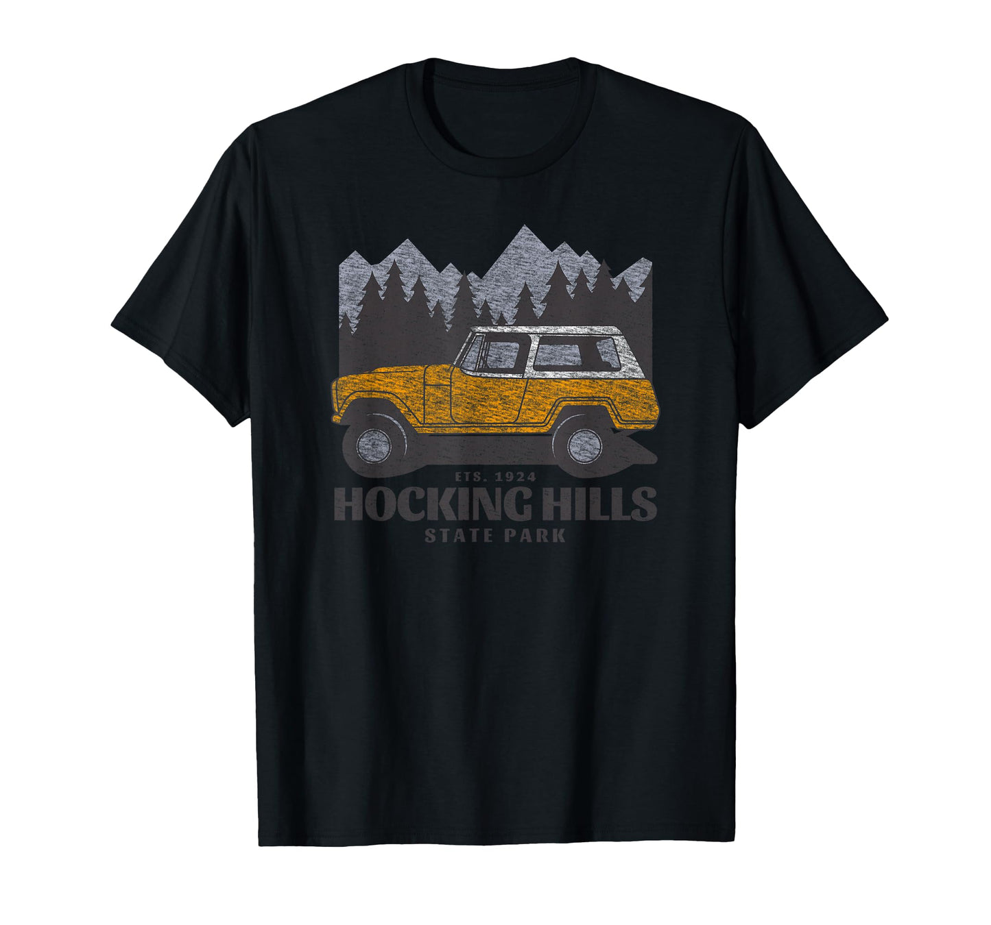 Retro Hocking Hills State Park Souvenir T-Shirt