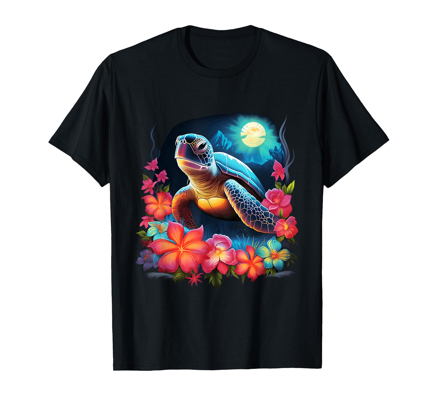 Sea Turtle Hawaiian Tie Dye | Men and Women Hawaii T-Shirt
