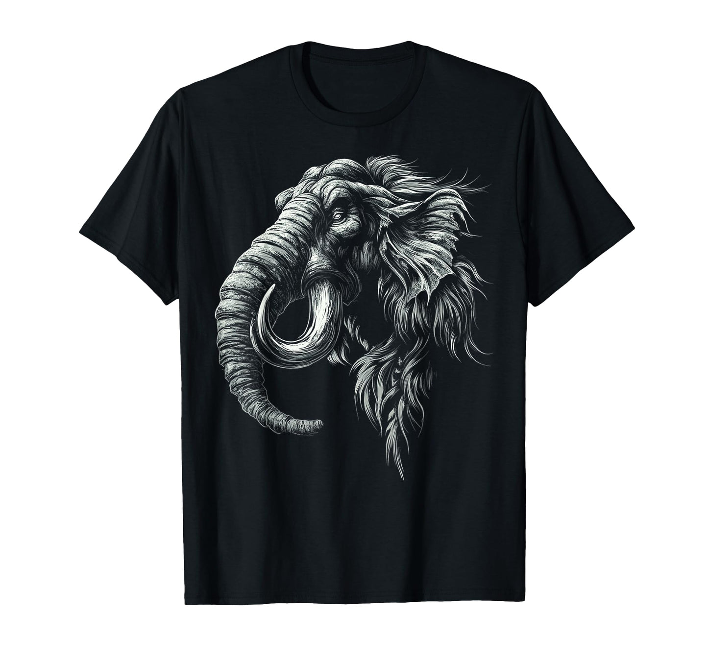 Mammoth Mythical Motif Fantasy Art Mammoth T-Shirt